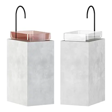 Wow Translucency Rectangular Above Counter Basin