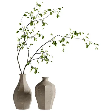 Bouquet of Branches in a Clay Pot 180