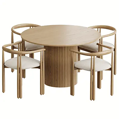 Elliot Dining Chair and Hill Kitchen Table