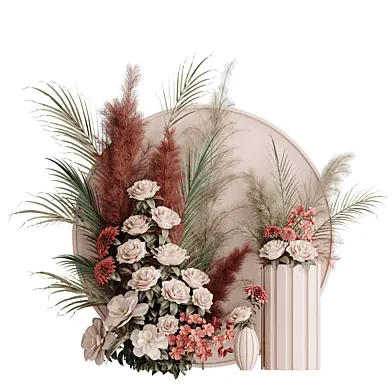 Floral Decor Backdrop 09