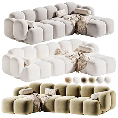 Teddy Boucle Modular Sofa 2