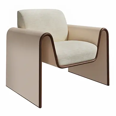 SHARON Armchair and footrest armani / casa