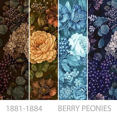 Wallpapers/berry peonies