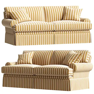 Maya Sofa Stripe Sunbrella