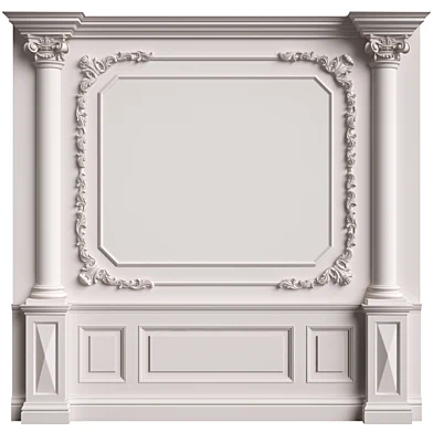 Classic Wall Mouldings Decor 05