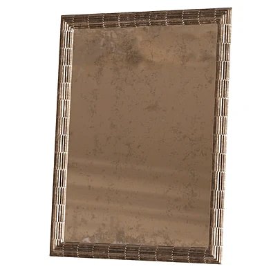Aged bronze mirror