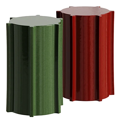Side table dark geometrical Pawn