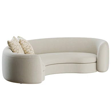 SYD Curved Sofa by Delcourt Collection