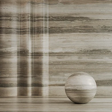 Камень травертин Ocean Blue Travertine Filled And