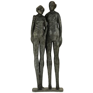 Still Together — Bronze Abstract Sculpture
