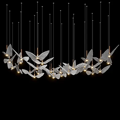 Световая композиция — птица, голубь, Vargov®Design - LC0601