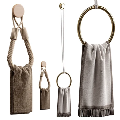Bath towel with hanger