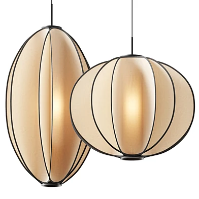 Forestier Solis Raffia Pendant Lamp