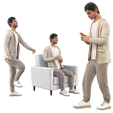 James in Different Poses