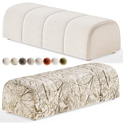 Minotti Ruffle Pouf
