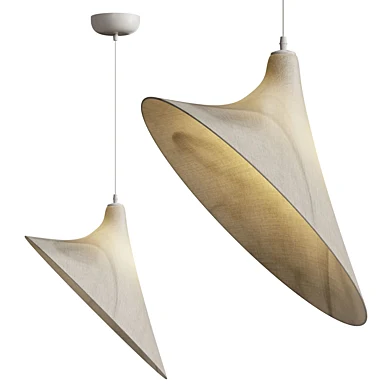Lunaris Drift Silk Pendant Lamp