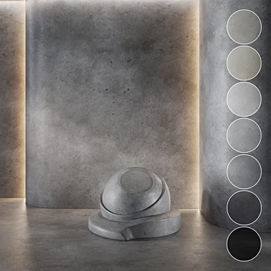 Decorative plaster | Concrete set (seamless) | 53
