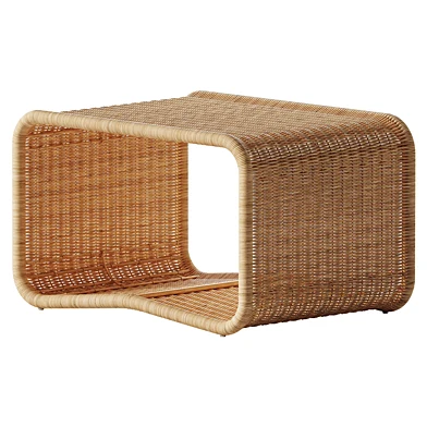 Liang Wicker Ottoman