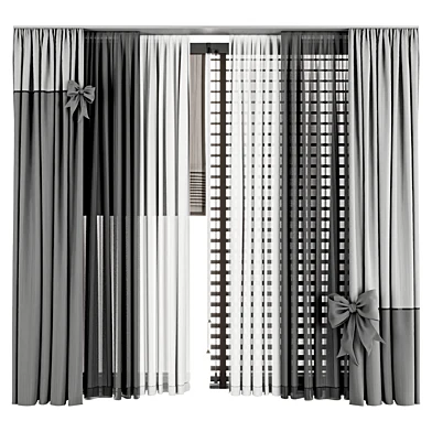 MI Silk and Cotton Curtain Set 146