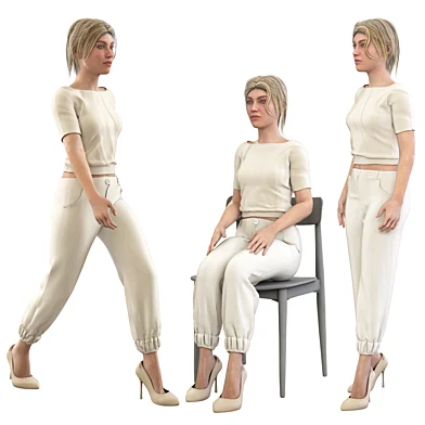 Sarah in Different Poses