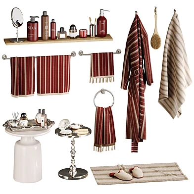 Bathroom set Bordo Vintage