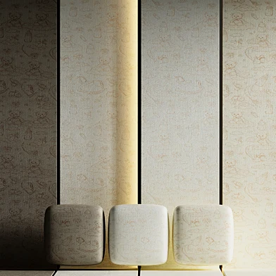 3 textures 4k  in wall covering 271 seamless