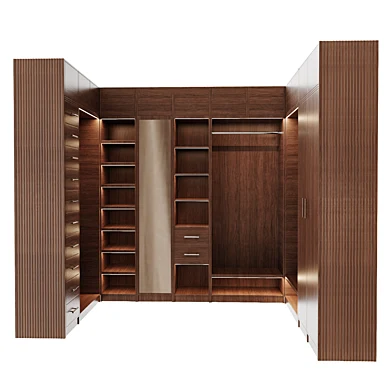 Modern Walk in Wardrobe