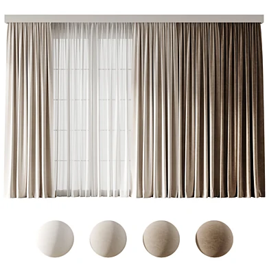 Elegant Sheer and Blackout Curtain Set