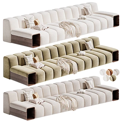 Ruffle Modular Sofa 01 by Minotti