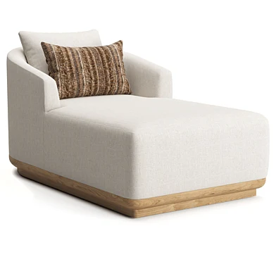RH Oslo Teak Chaise