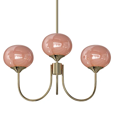 Chandelier Elegant Cream French Glass Ball 3