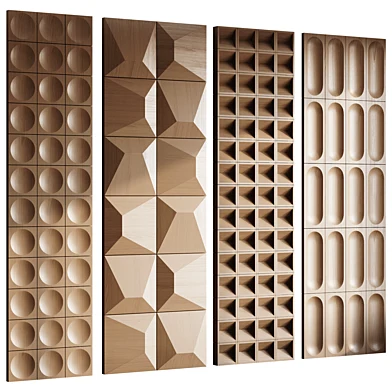 Wooden 3D Wall Panel 5