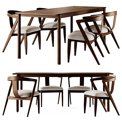 Soho Home Edwin Chair and Muuto Table