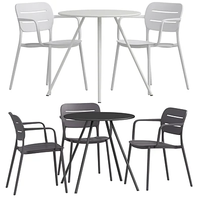 Table Montjoi and Chair Morella Dining set
