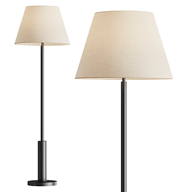 Pantera Matte Black Floor Lamp