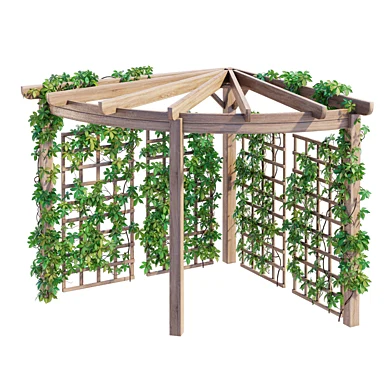 Radial pergola