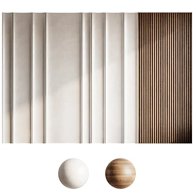 Minimalist Nordic Wave 3D Wall Panel 7