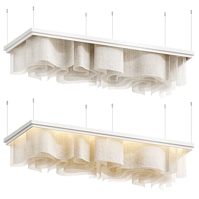 Wave Fabric chandelier