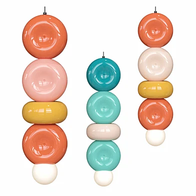 BUSA 4 Donuts Pendant Lamp (Donut Ceramic Large Stacked Pendant)