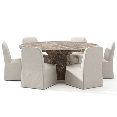 RH Antic Round Dining Table 72