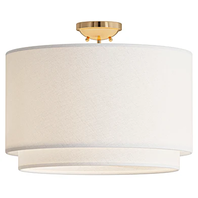 Finley Fabric Semi Flush Mount