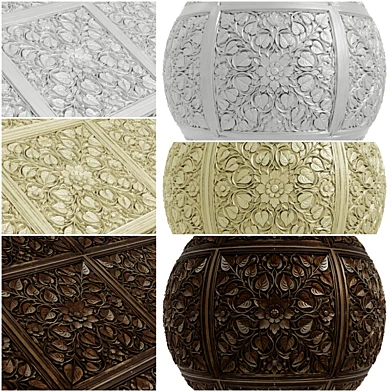 FB1217 Decorative Metal Relief PBR | 3MAT | 4K