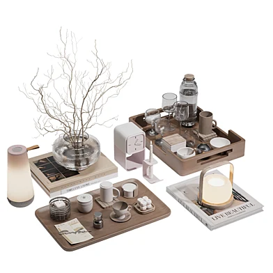 decorative set dsm01 - Декоративный набор - 3D модель