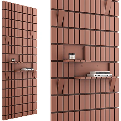 Utility brick wall