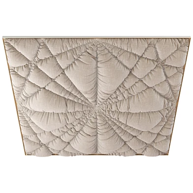 Geometric Fabric Ceiling Drapery 01