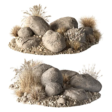River Stones and Plants 24