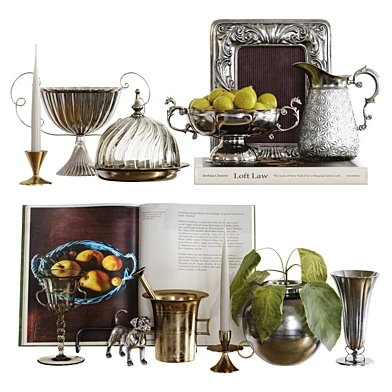 Vintage Kitchen Decor Set 01