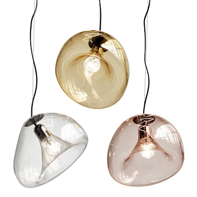Suspended Water Drop Pendant Lamp