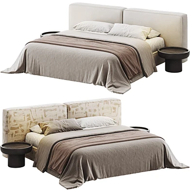 Modern Double Bed - 040