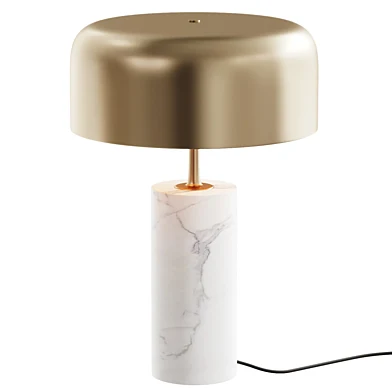 Mirasol white marble table lamp